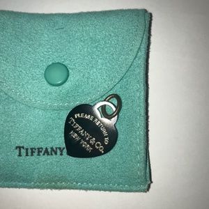 Return to Tiffany Tiffany & Co Titanium Heart Tag